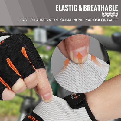 FEIWOODGEAR Breathable Half-Finger Cycling Gloves sports mountain bike FEIWOOD GEAR 