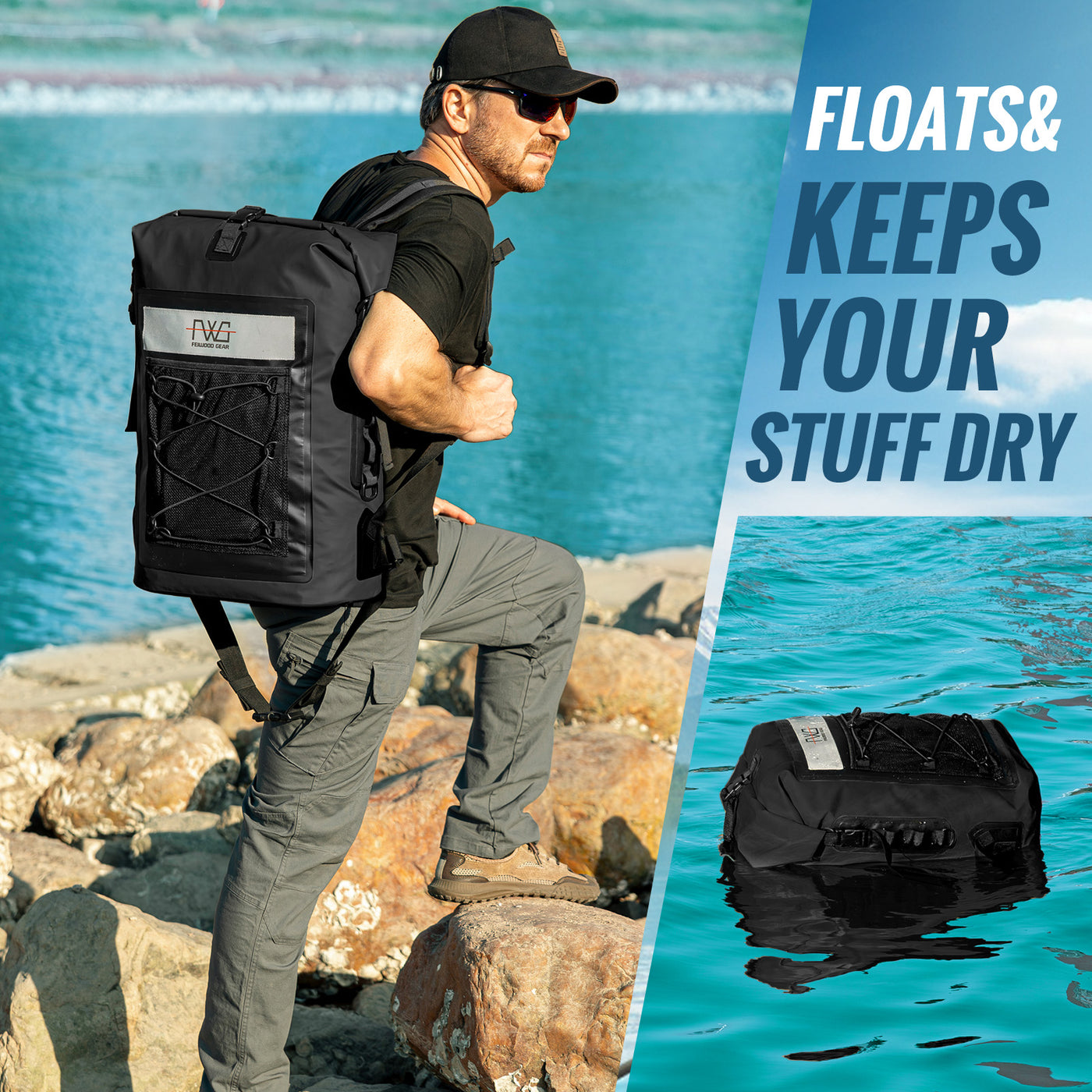 Backpack that floats on your back best sale