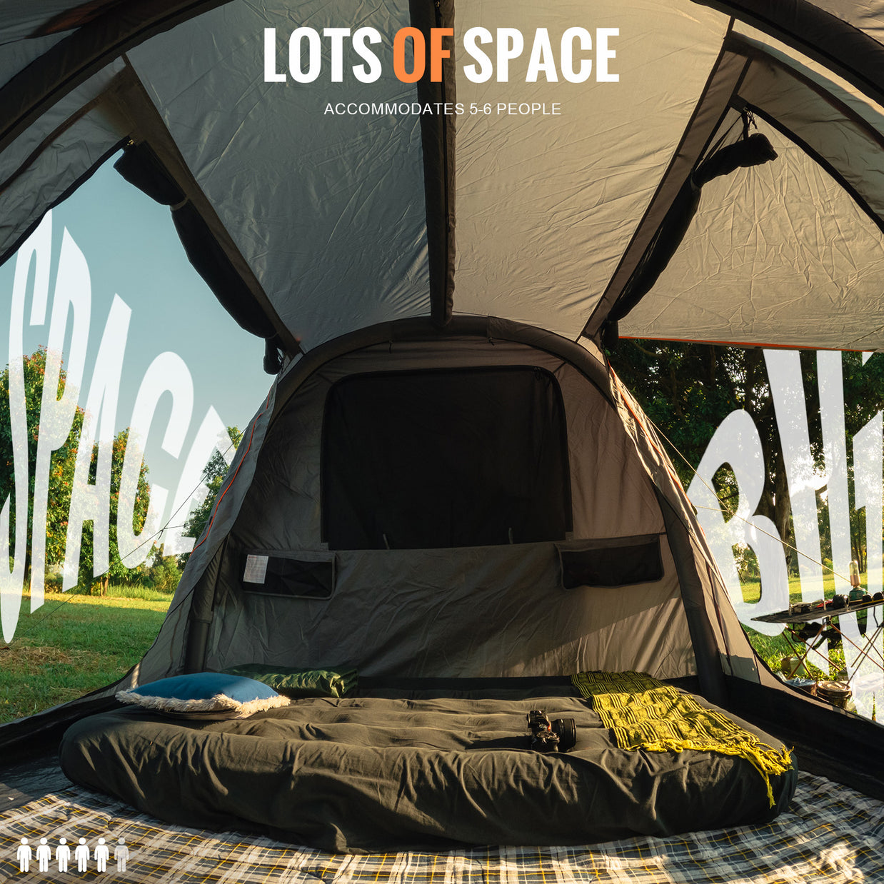 FEIWOOD GEAR SUV Inflatable Camping Tent