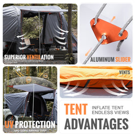 FEIWOOD GEAR SUV Inflatable Camping Tent