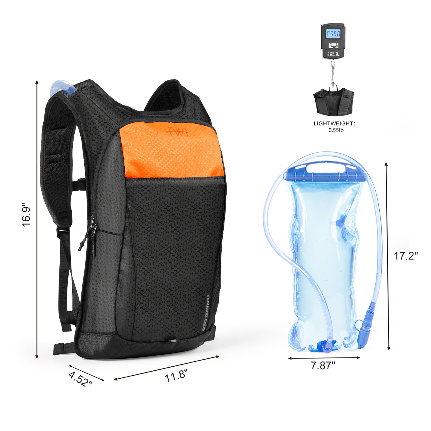 FEIWOODGEAR Hydration Pack Backpack