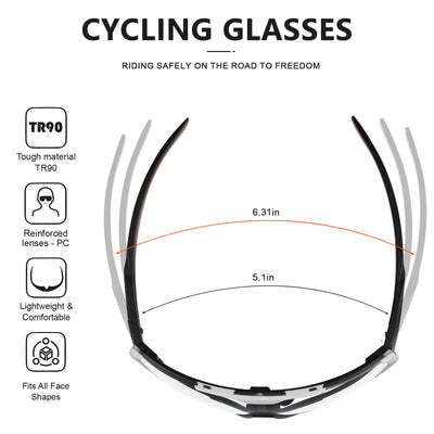 FEIWOODGEAR Magnetic Photochromic Cycling Glasses