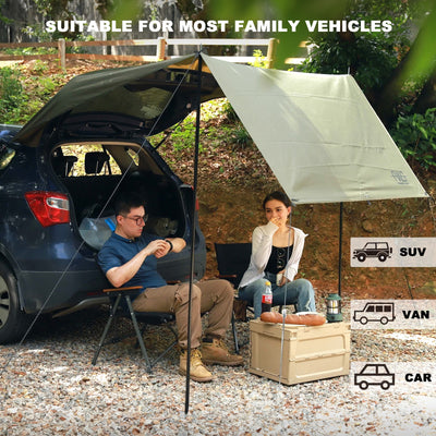 Feiwoodgear Car Awning for SUV, 10 x 5.6 FT VAN