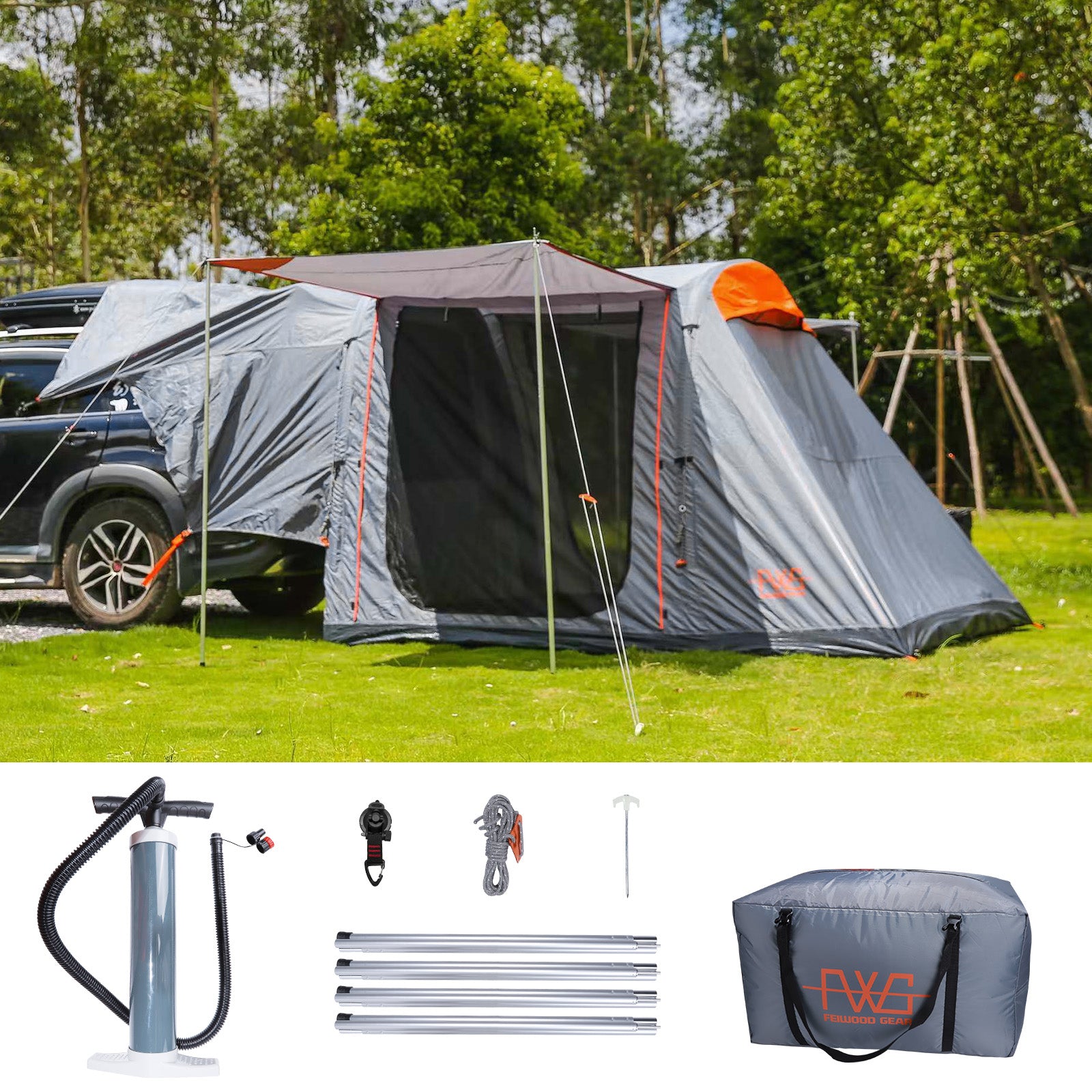 FEIWOOD GEAR SUV Inflatable Camping Tent