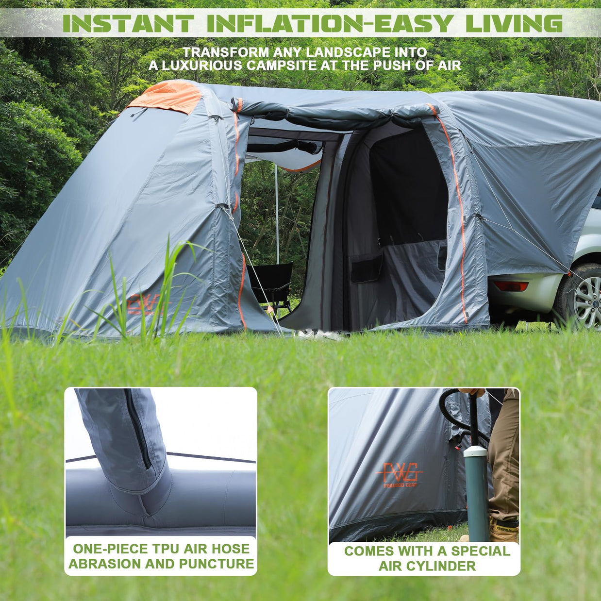 inflatable tent car FEIWOOD GEAR SUV Inflatable Camping Tent
