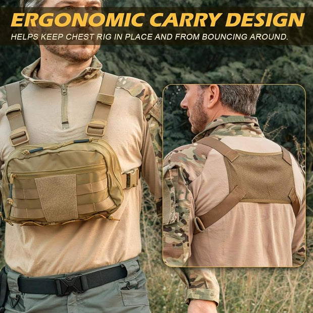 FEIWOOD Gear Chest Pack Bag Utility MOLLE Chest Bag