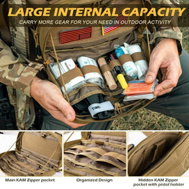 FEIWOOD Gear Chest Pack Bag Utility MOLLE Chest Bag